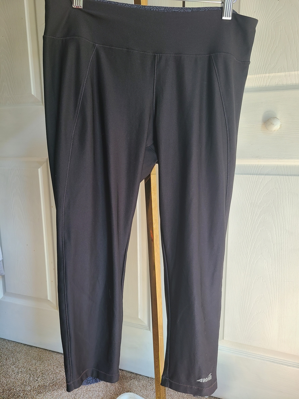 Avia Black Cropped Active Pants